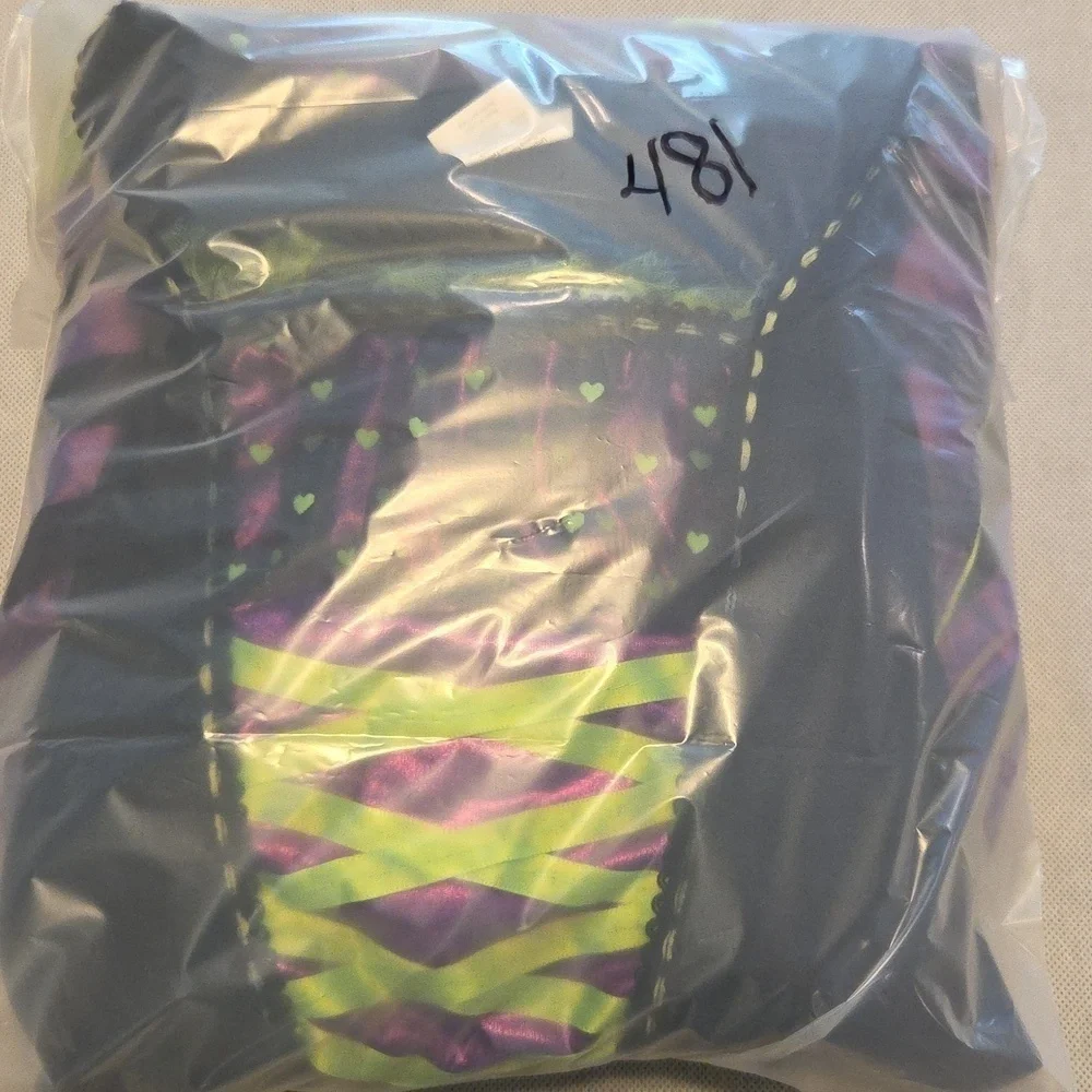 Purple and Green Kids Costume